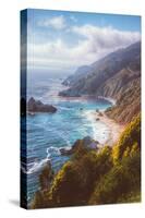 Misty Big Sur Coastline, California-Vincent James-Stretched Canvas