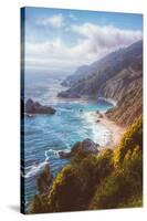 Misty Big Sur Coastline, California-Vincent James-Stretched Canvas