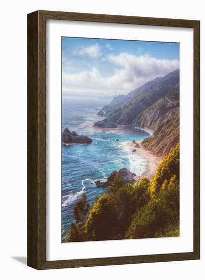 Misty Big Sur Coastline, California-Vincent James-Framed Photographic Print