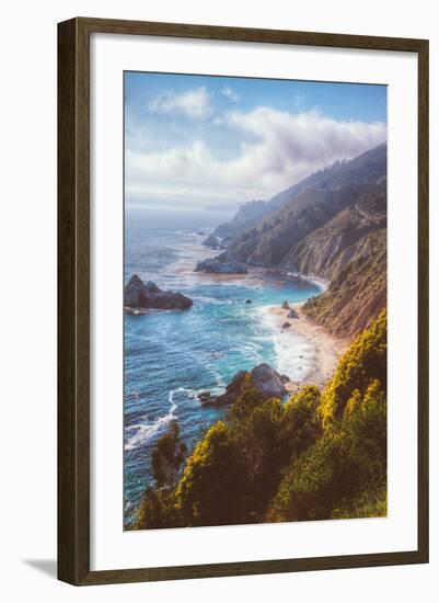 Misty Big Sur Coastline, California-Vincent James-Framed Photographic Print