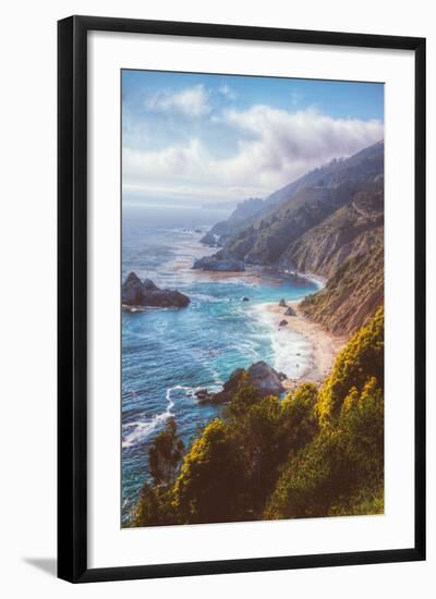 Misty Big Sur Coastline, California-Vincent James-Framed Photographic Print