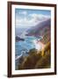 Misty Big Sur Coastline, California-Vincent James-Framed Photographic Print