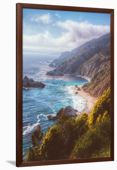 Misty Big Sur Coastline, California-Vincent James-Framed Photographic Print