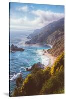 Misty Big Sur Coastline, California-Vincent James-Stretched Canvas
