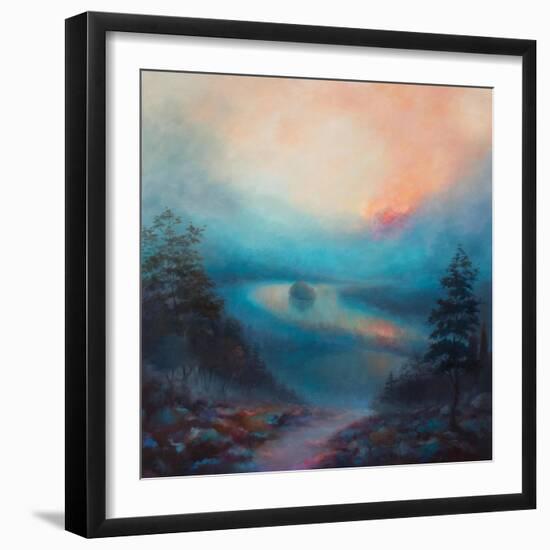 Misty Blue, 2017,-Lee Campbell-Framed Premium Giclee Print