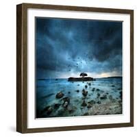 Misty Blue-Philippe Sainte-Laudy-Framed Photographic Print