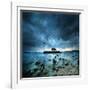 Misty Blue-Philippe Sainte-Laudy-Framed Photographic Print