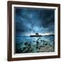 Misty Blue-Philippe Sainte-Laudy-Framed Photographic Print