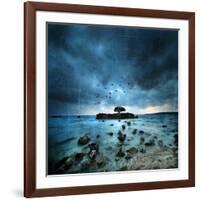 Misty Blue-Philippe Sainte-Laudy-Framed Photographic Print