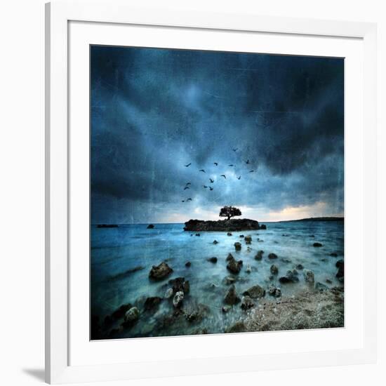 Misty Blue-Philippe Sainte-Laudy-Framed Giclee Print