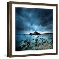 Misty Blue-Philippe Sainte-Laudy-Framed Giclee Print