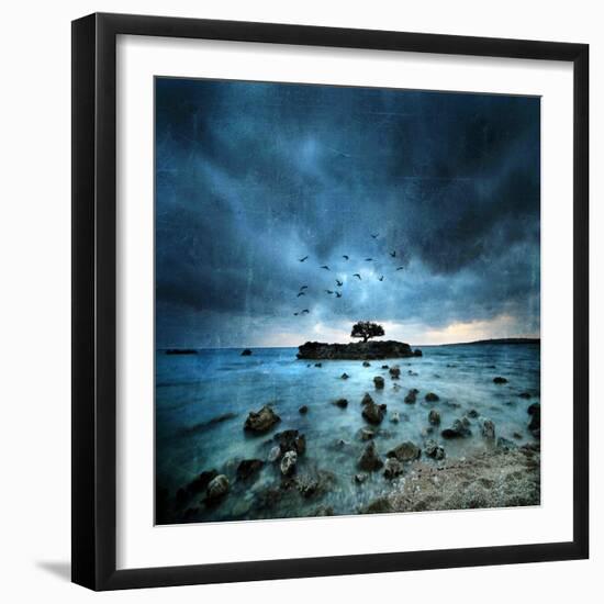 Misty Blue-Philippe Sainte-Laudy-Framed Giclee Print