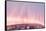 Misty Bridge Lights - San Francisco Bay Fog-Vincent James-Framed Stretched Canvas