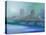 Misty City II-Michele Gort-Stretched Canvas