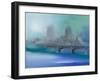 Misty City II-Michele Gort-Framed Art Print