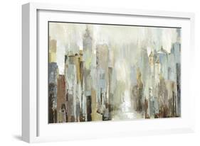 Misty City-Allison Pearce-Framed Art Print