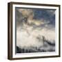 Misty Cloud filled valley from Morton Overlook, Great Smoky Mountains, National Park, Tennessee-Adam Jones-Framed Photographic Print