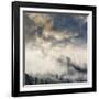 Misty Cloud filled valley from Morton Overlook, Great Smoky Mountains, National Park, Tennessee-Adam Jones-Framed Photographic Print