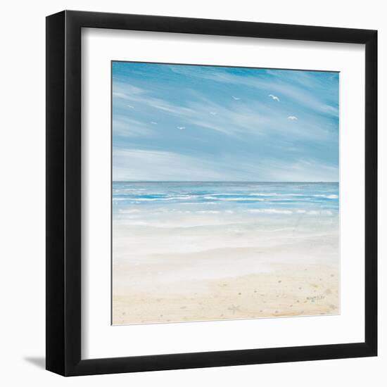 Misty Coastal Days I-Kingsley-Framed Art Print