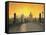 Misty Dawn Charles Bridge Prague-Richard Harpum-Framed Stretched Canvas