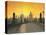 Misty Dawn Charles Bridge Prague-Richard Harpum-Stretched Canvas