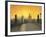 Misty Dawn Charles Bridge Prague-Richard Harpum-Framed Art Print