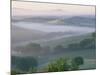 Misty Dawn View Across Val d'Orcia Towards the Belvedere, Near San Quirico d'Orcia, Tuscany, Italy-Lee Frost-Mounted Photographic Print