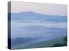 Misty Dawn View Across Val d'Orcia Towards the Belvedere, Near San Quirico d'Orcia, Tuscany, Italy-Lee Frost-Stretched Canvas