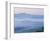 Misty Dawn View Across Val d'Orcia Towards the Belvedere, Near San Quirico d'Orcia, Tuscany, Italy-Lee Frost-Framed Photographic Print