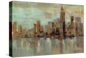 Misty Day in Manhattan-Silvia Vassileva-Stretched Canvas