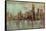 Misty Day in Manhattan-Silvia Vassileva-Framed Stretched Canvas