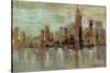 Misty Day in Manhattan-Silvia Vassileva-Stretched Canvas
