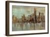 Misty Day in Manhattan-Silvia Vassileva-Framed Art Print