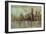 Misty Day in Manhattan-Silvia Vassileva-Framed Art Print