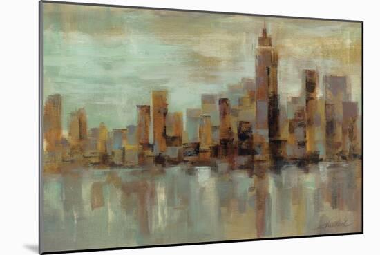 Misty Day in Manhattan-Silvia Vassileva-Mounted Art Print