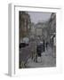 Misty Day on Milsom St, Bath, March-Tom Hughes-Framed Giclee Print