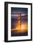 Misty Ethereal Beautiful Golden Gate Bridge, San Francisco Cityscape-Vincent James-Framed Photographic Print