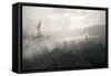 Misty Fantasy Forest-Algol2-Framed Stretched Canvas