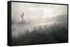 Misty Fantasy Forest-Algol2-Framed Stretched Canvas