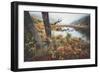 Misty Foggy Morning at The Tarn, Acadia National Park-Vincent James-Framed Photographic Print