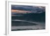 Misty Foggy Morning at Yellowstone River Bend-null-Framed Photographic Print