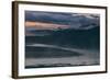 Misty Foggy Morning at Yellowstone River Bend-null-Framed Photographic Print