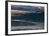 Misty Foggy Morning at Yellowstone River Bend-null-Framed Photographic Print