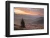 Misty Forest and Carpathian Mountains Landscape at Sunrise, Ranca, Parang Mountains-Matthew Williams-Ellis-Framed Photographic Print