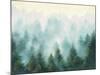 Misty Forest-Julia Purinton-Mounted Art Print