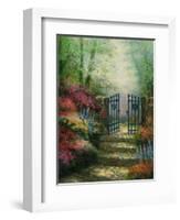 Misty Gate-Jason Blackstone-Framed Art Print