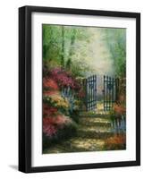 Misty Gate-Jason Blackstone-Framed Art Print