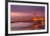 Misty Golden Morning, Golden Gate Bridge, San Francisco-Vincent James-Framed Photographic Print