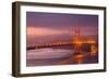 Misty Golden Morning, Golden Gate Bridge, San Francisco-Vincent James-Framed Photographic Print