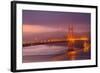 Misty Golden Morning, Golden Gate Bridge, San Francisco-Vincent James-Framed Photographic Print